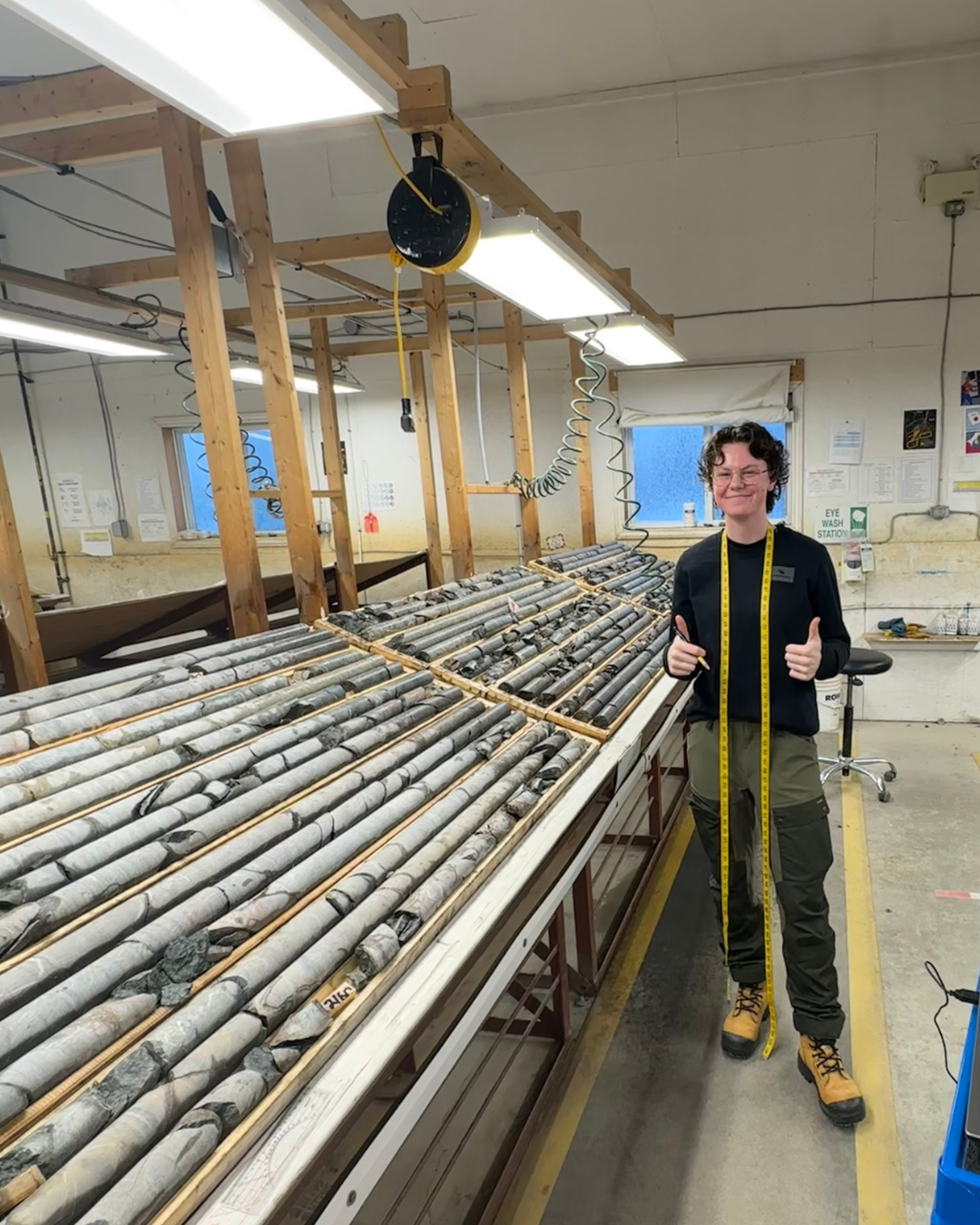Nathalie completing core logging