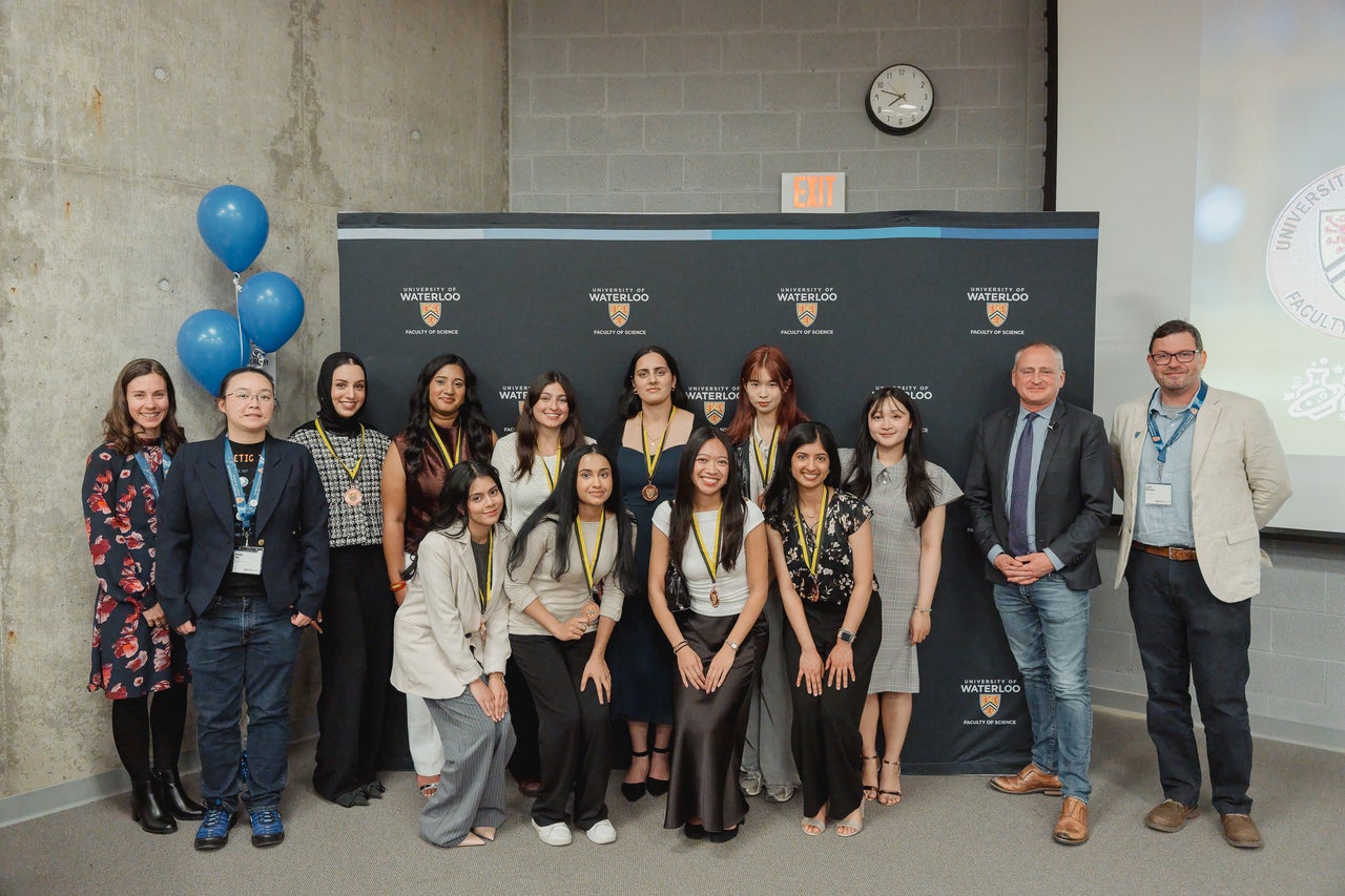 A group photo of the bronze medal graduates