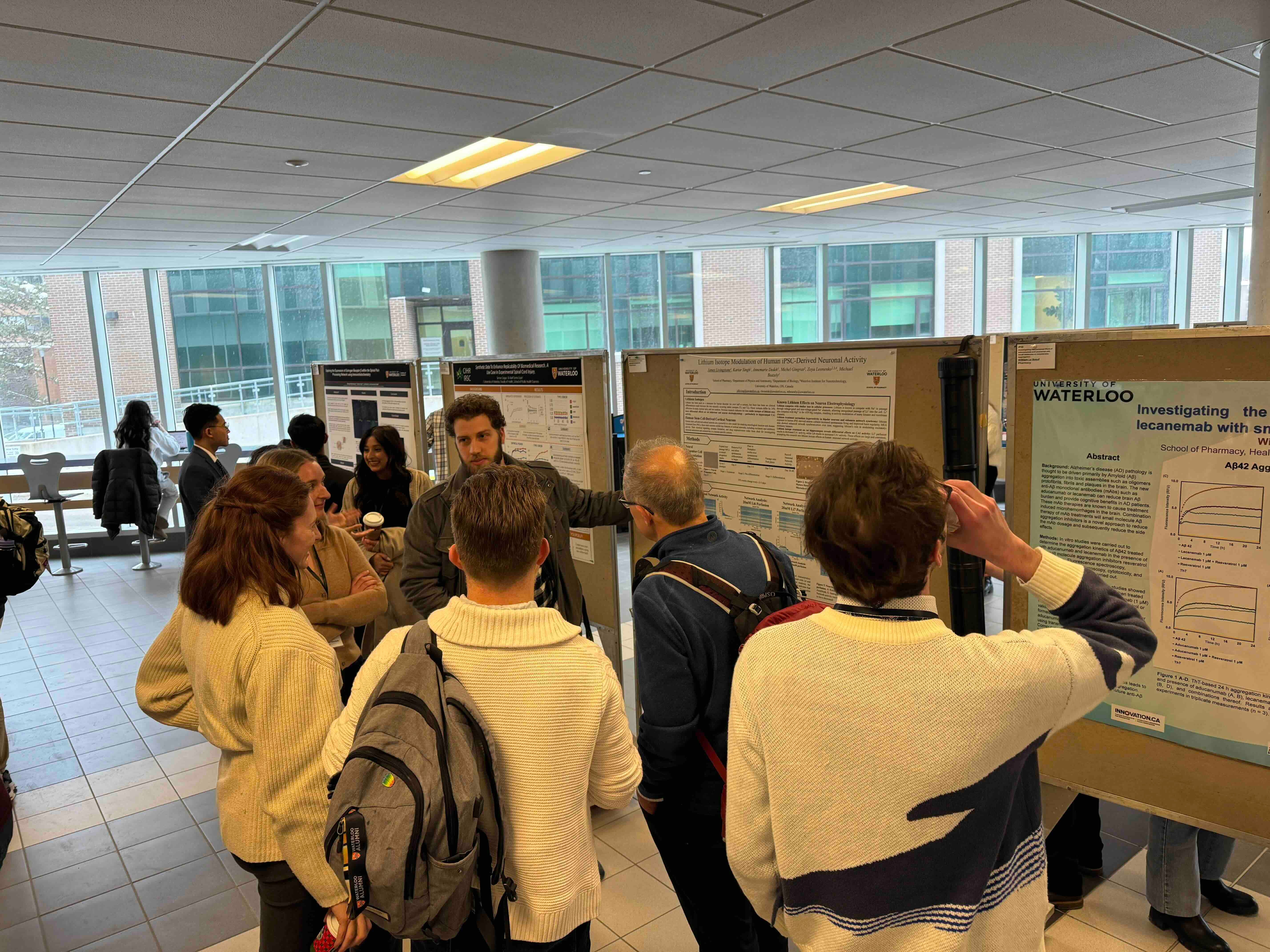 The SoNR conference 2025 poster session.