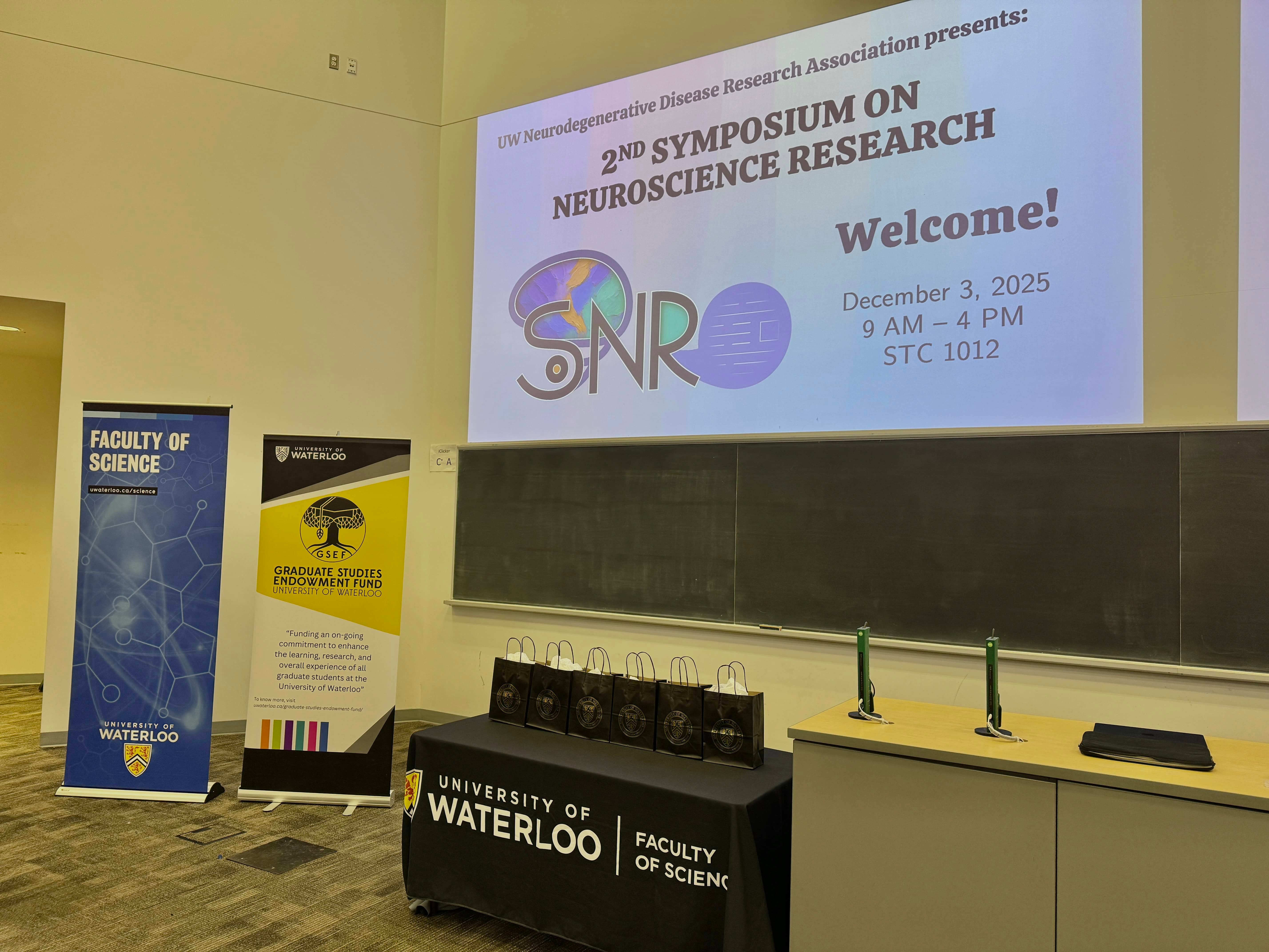 The SoNR conference 2025 welcome banner.