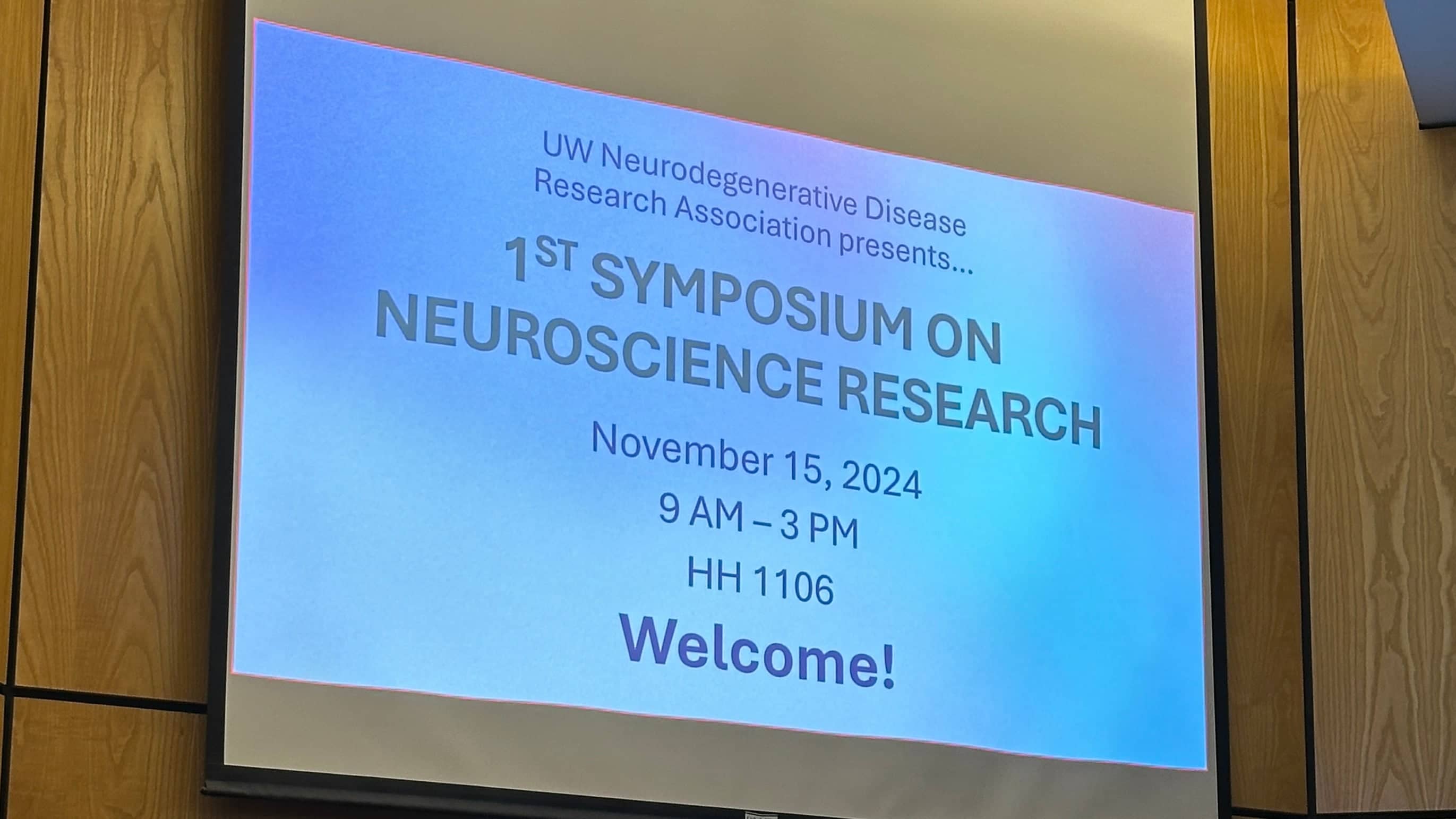 Slideshow showing the 1st symposium.