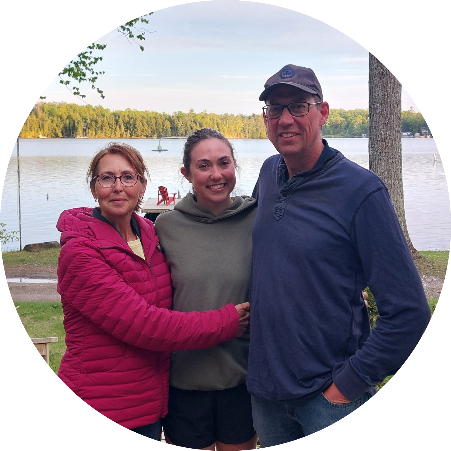 Susan and James Hadden, and their daughter
