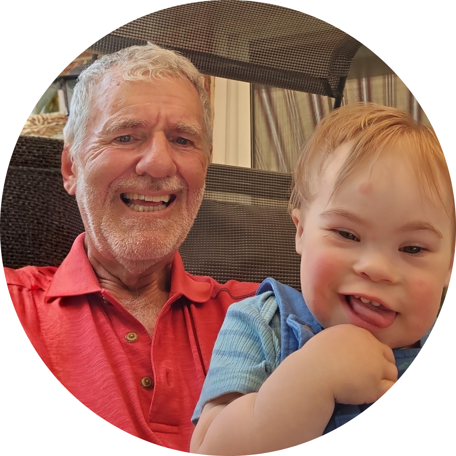 Theodore Fransen and his grandson