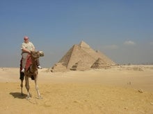 Peter Churcher in Egypt.