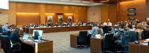 Senate meeting room