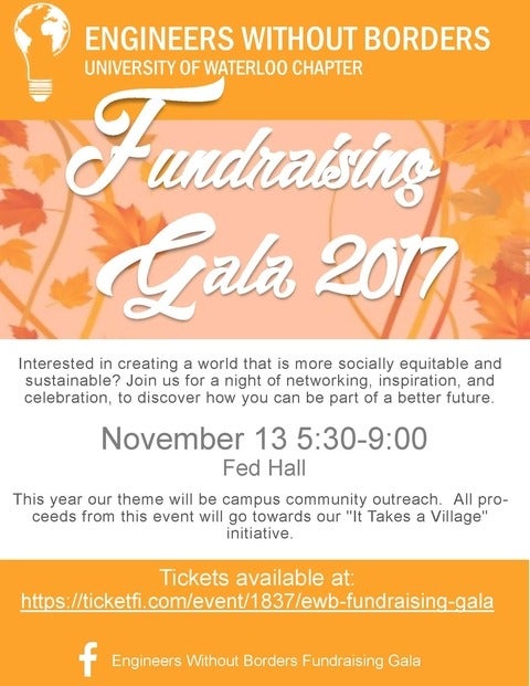 Fundraising Gala 2017 Poster 