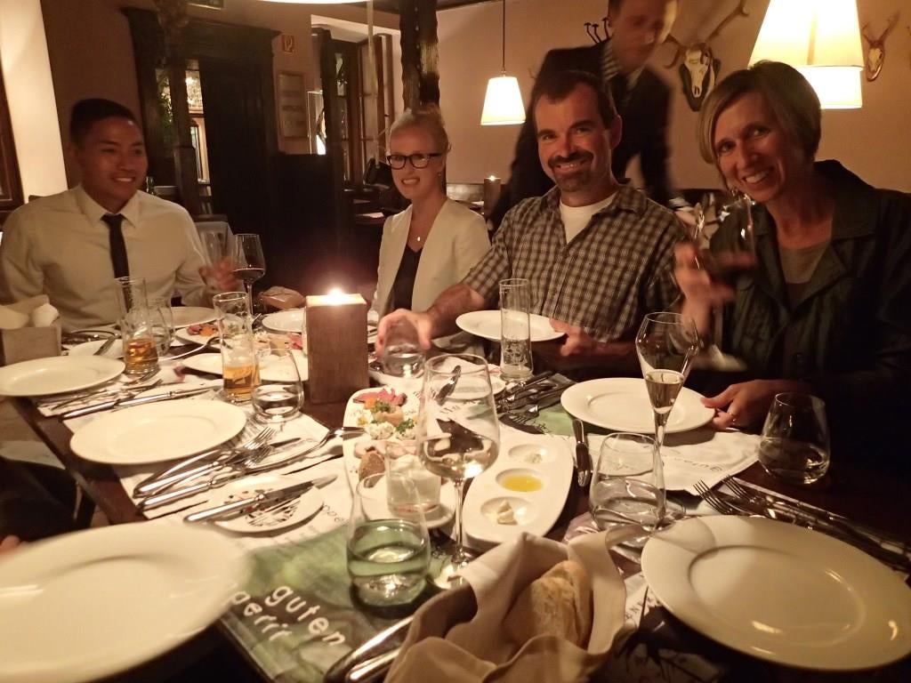 Dinner at European Muscle Conference 2014