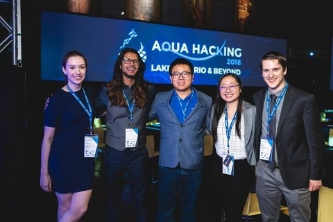 Team wins prize at AquaHacking event