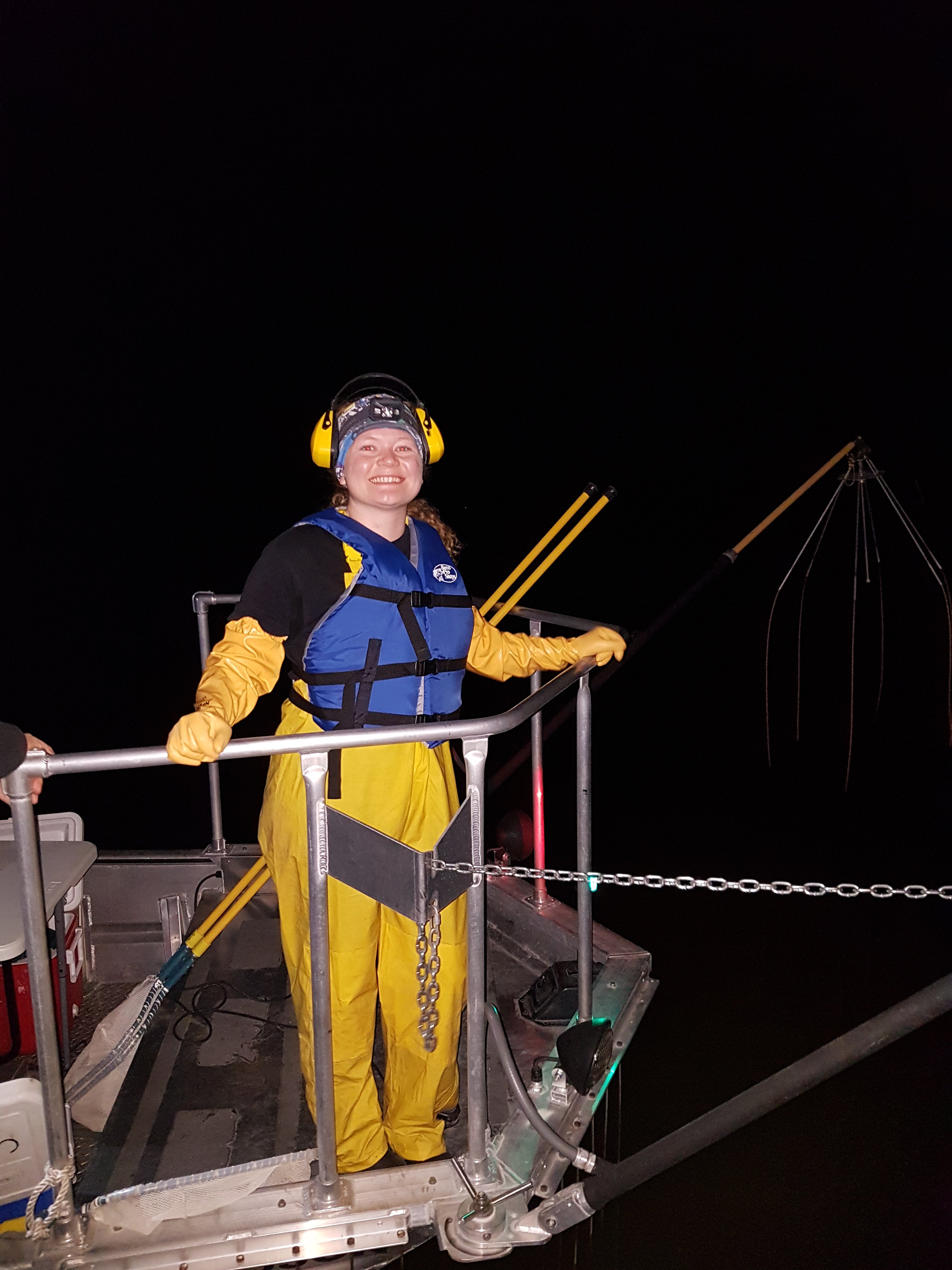 Hillary electrofishing