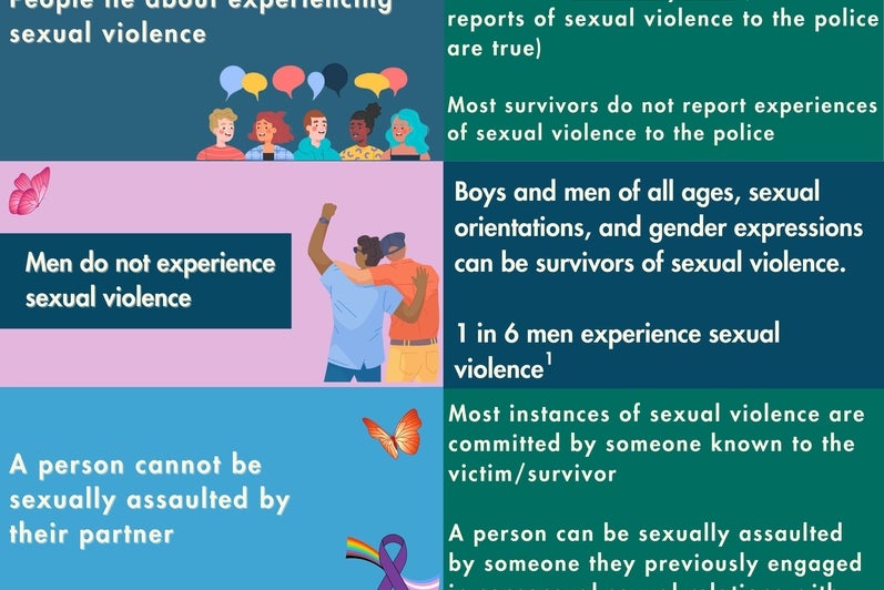 SVPRO Sexual Violence Myths & Facts Infographic