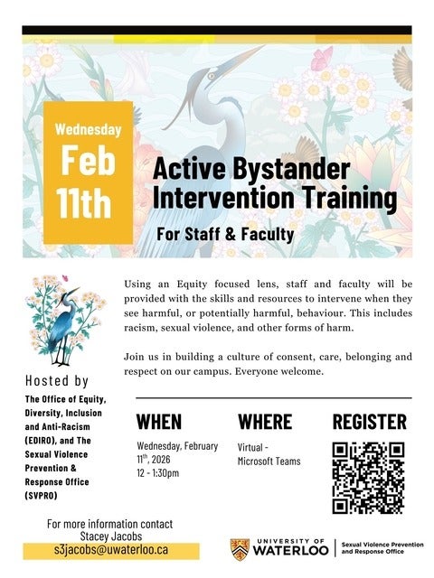 Active Bystander Intervention for Staff & Faculty