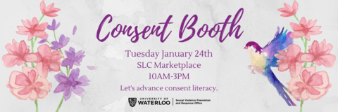 consent booth: January 24th from 10am-3pm in SLC