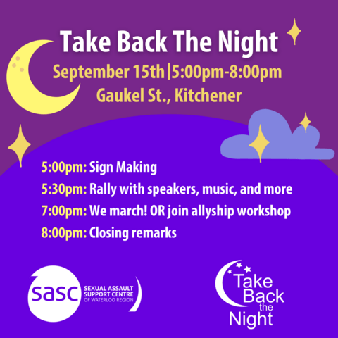 Take back the night image with event description