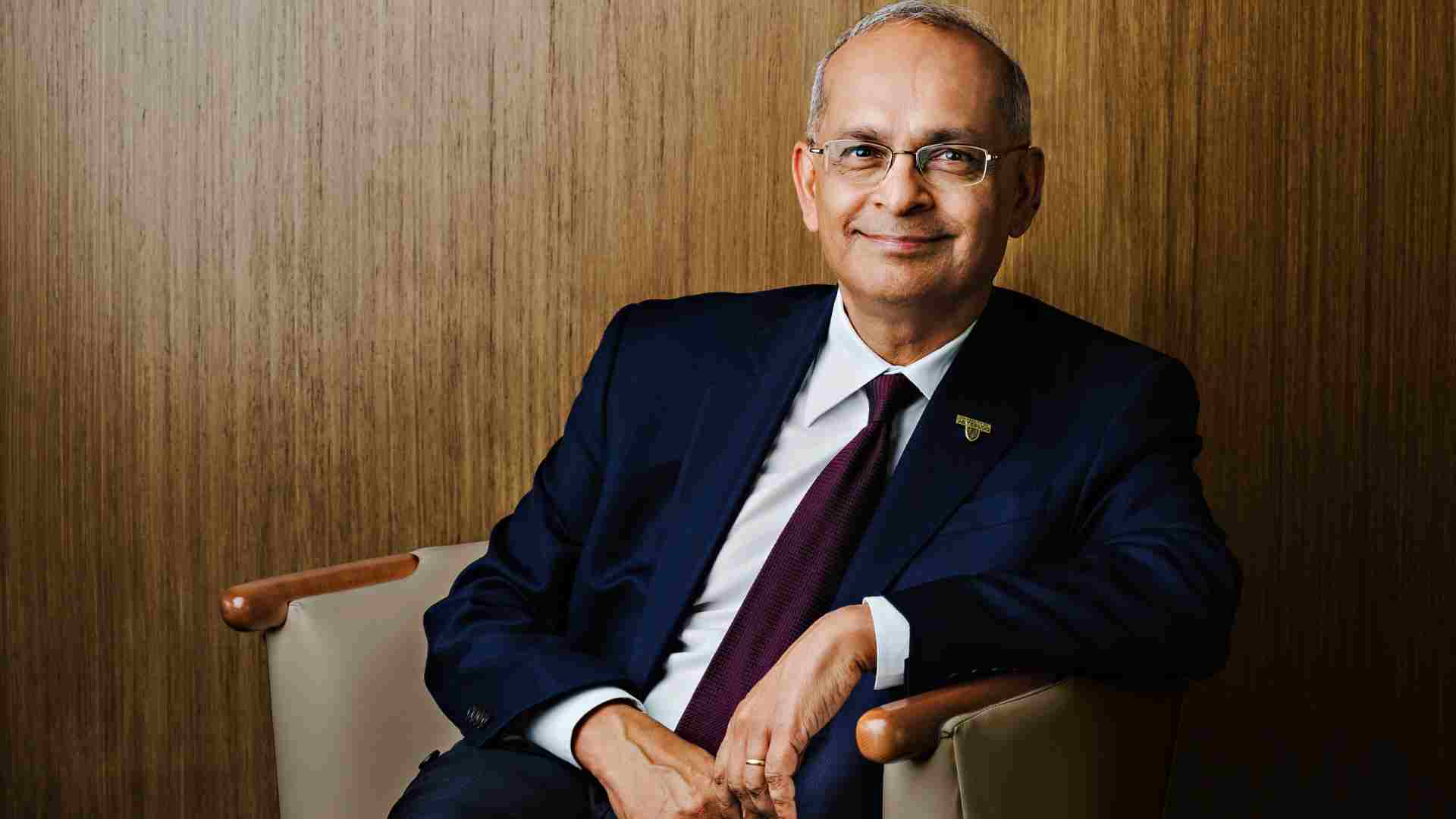 Vivek seated on a chair