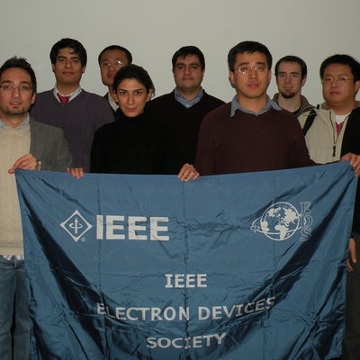 Half of the STAR group at IEEE mini-colloquium on large area electronics (November 6 2009).