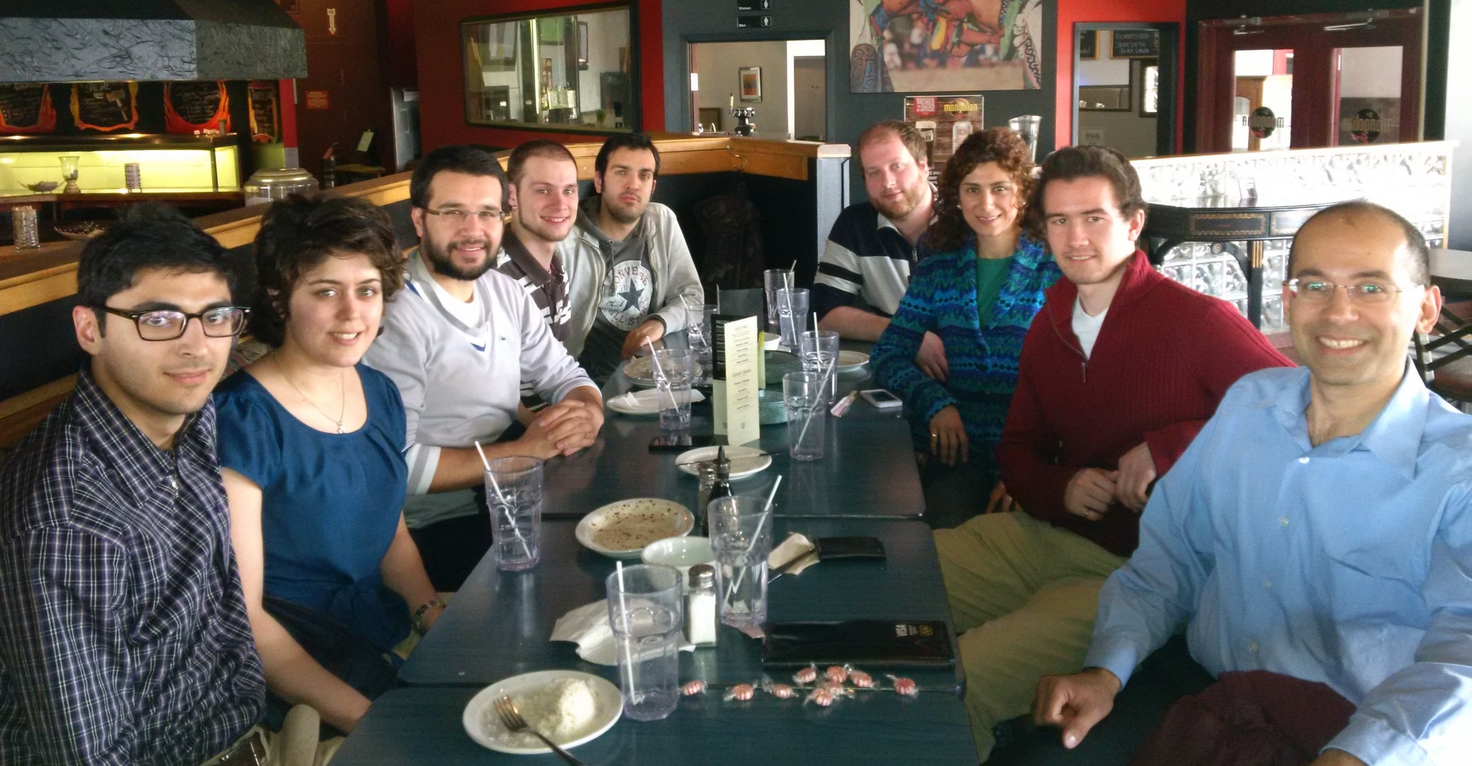 The STAR group at Mongolian Grill (March 2014).