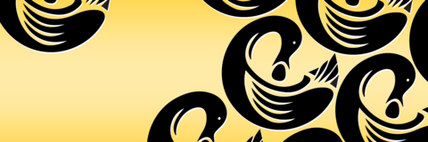 Sankofa bird on a yellow background