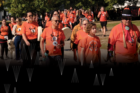 People walking for Truth and Reconciliation day