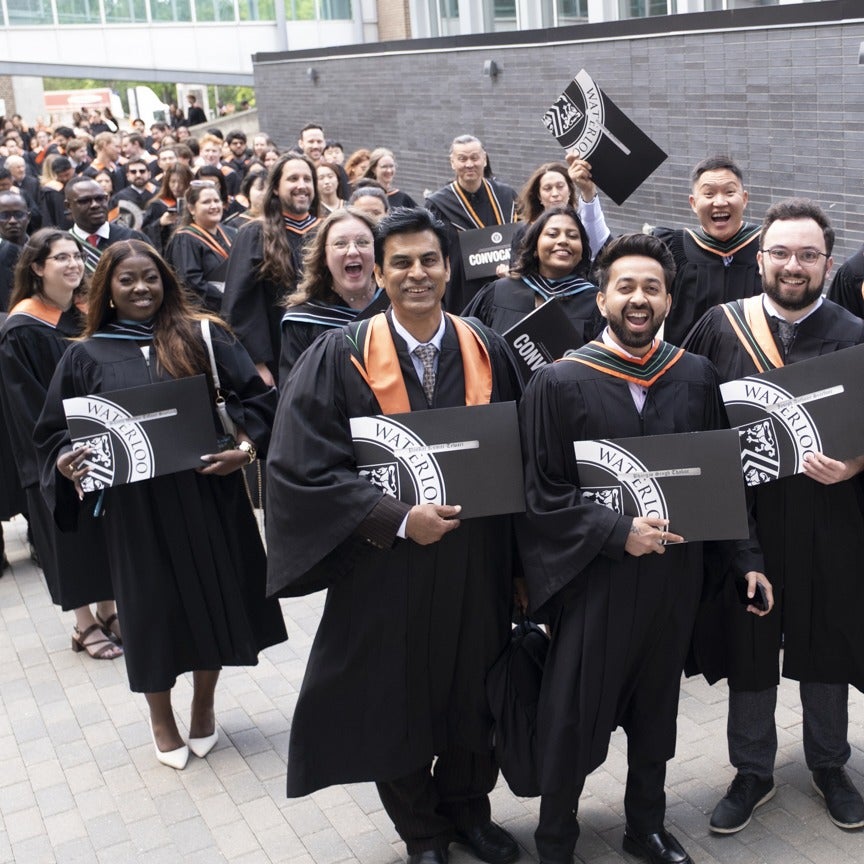 Graduating students from the Faculty of Environment