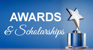 Pictures of awards and scholarships