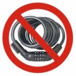 Do Not Use Cable Style Lock