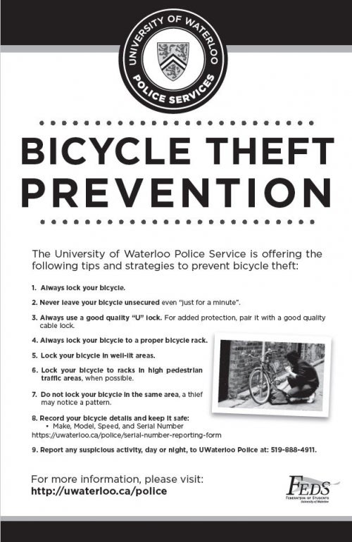 UW Police BicycleTheft Poster