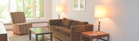 Personal living room in Lousi Hall Graduate Residence