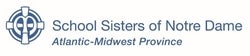Logo for the School Sisters of Notre Dame, Atlantic-Midwest Province