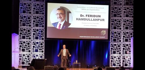 Feridun Hamdullahpur at the Excellence Canada Presentations