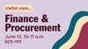 UWSA visits Finance & Procurement