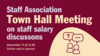 Salary Discussions Town Hall Meeting