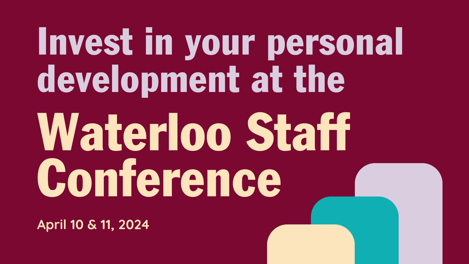 Invest in your personal development at the 2024 UW Staff Conference