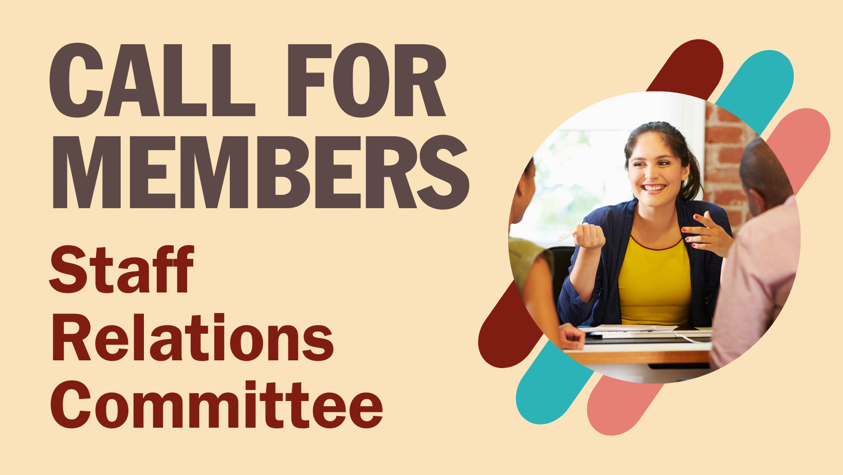 Call for members: Staff Relations Committee