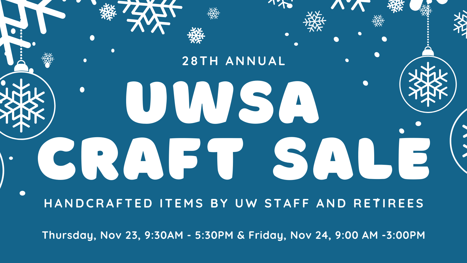 UWSA Craft Sale