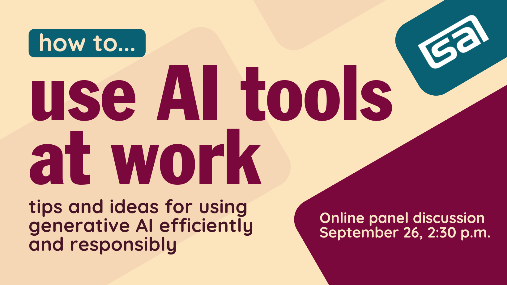 How to use AI tools at work: tips and ideas for using generative AI efficiently and responsibly