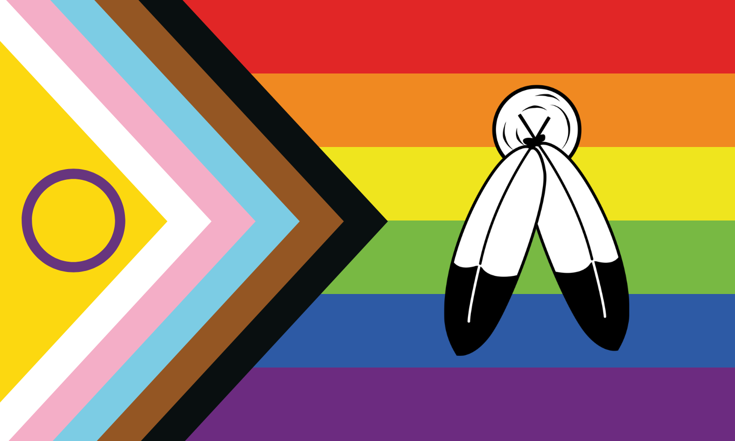 Two-spirit progress pride flag