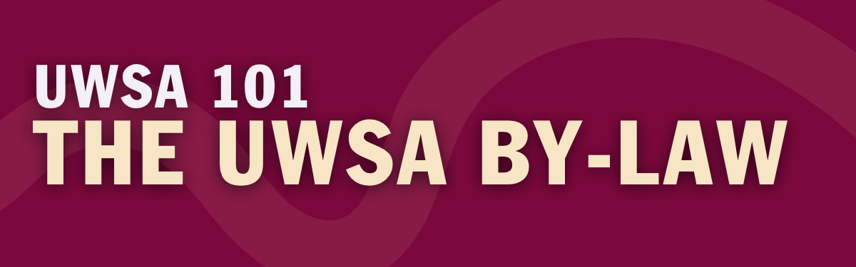 The UWSA by-law