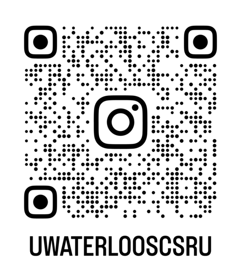 A QR code which links to the SCSRU Instagram account.