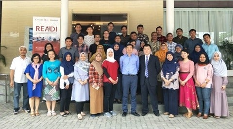 Group photo of the Jakarta course