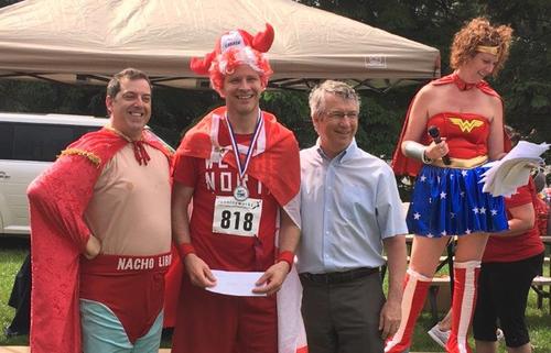 Runners dressed as superheros for fundraising race for KidsAbility