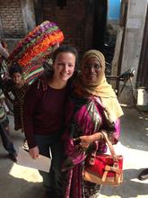 Sheila Ball with a partner in Bangladesh
