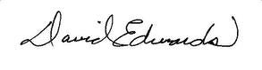 David Edwards signature