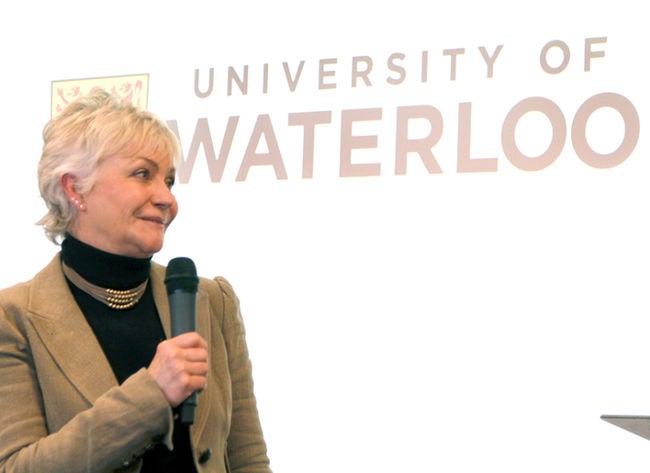 University of Waterloo Stratford campus executive director Ginny Dybenko.