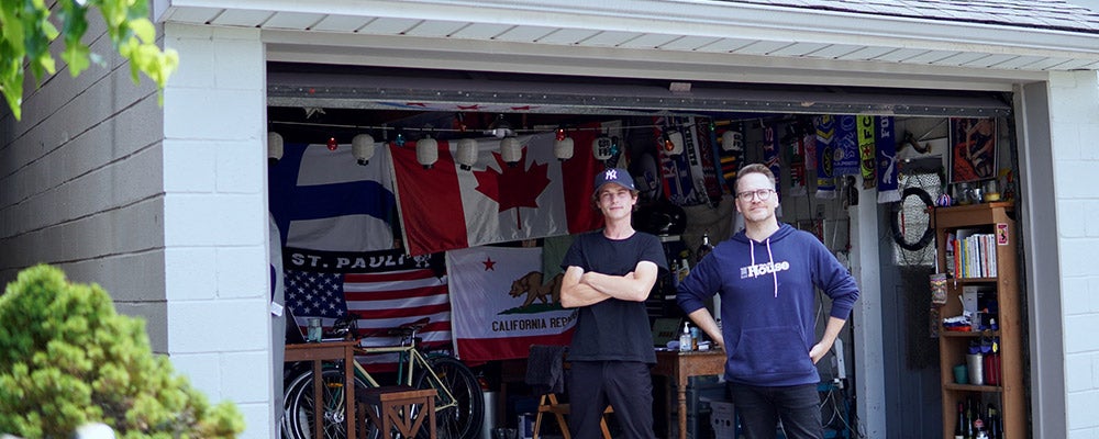 Open Unit Founders in their Garage