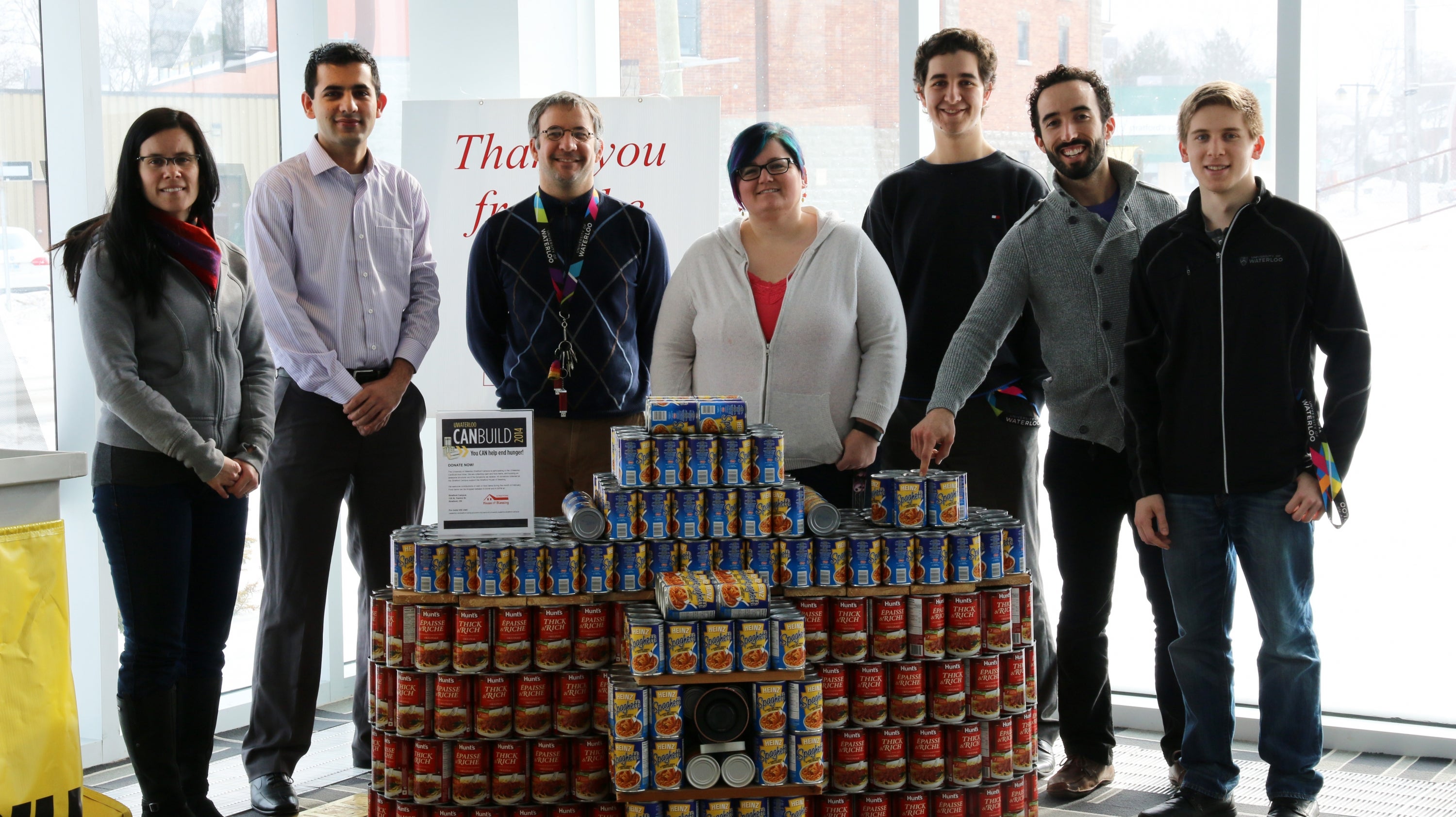 UWaterloo Stratford Campus staff with the 