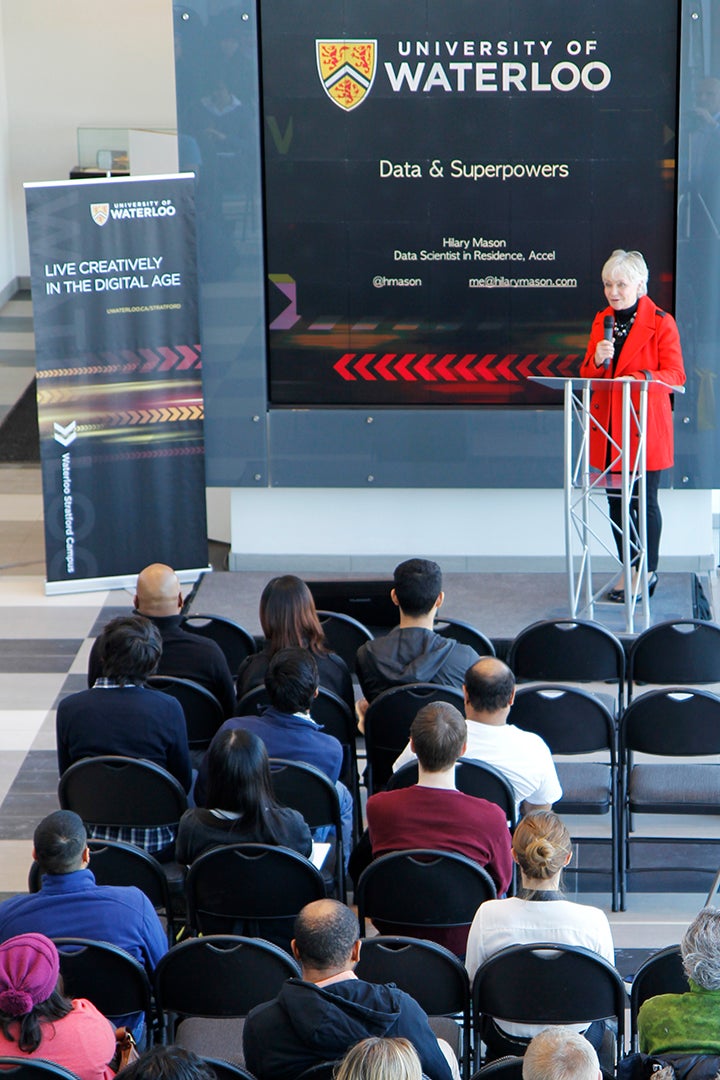 UWaterloo Stratford Executive Director Ginny Dybenko.