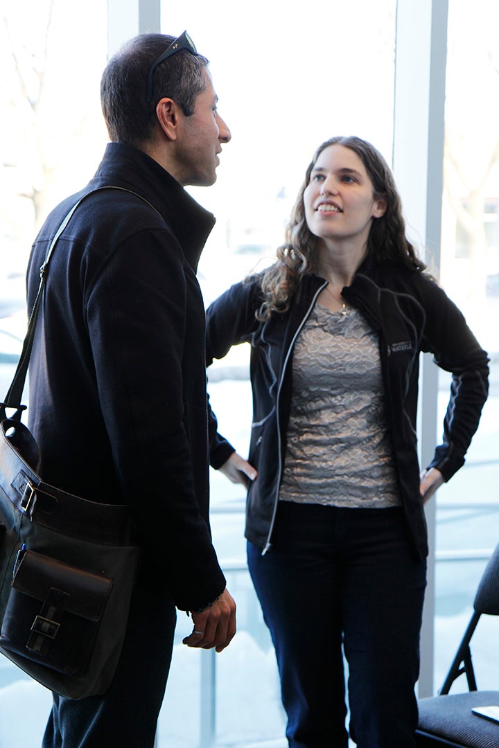  Keynote speaker Hilary Mason and Inspiration day guest.