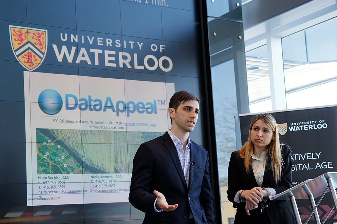 Keynote speakers Nadia Amoroso and Haim Sechter from DataAppeal.