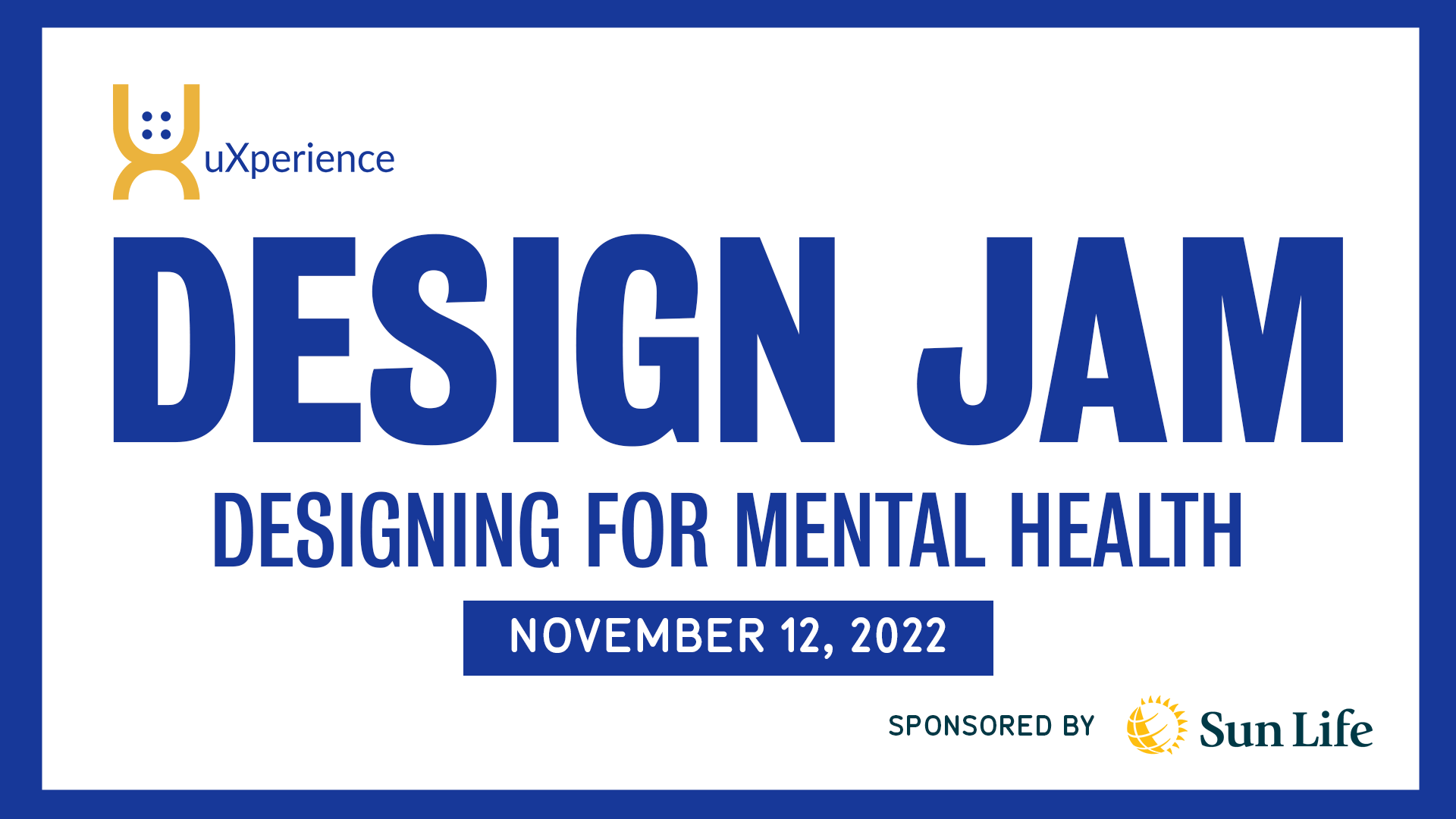 experience Design Jam: Designing for Mental Health