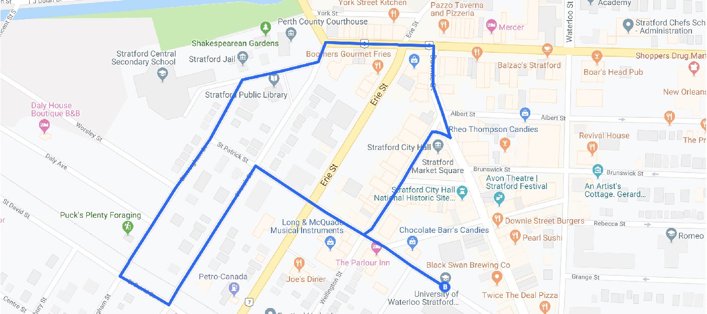 30 Minute Walking route